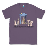 Lavender a thrill of hope nativity Classic Tee - MaliasSmallBusiness