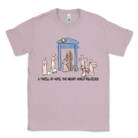 Lilac a thrill of hope nativity Classic Tee - MaliasSmallBusiness