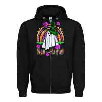 Black Boo-tiful ghost Zipper Hoodie - NancyCooperArtShop