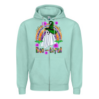 Seafoam Boo-tiful ghost Zipper Hoodie - NancyCooperArtShop
