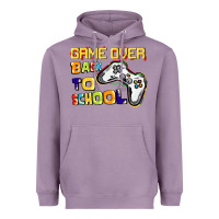 Lavender Game over back to school Heavyweight Hoodie - CowGirlArtShop