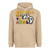 Mushroom Game over back to school Heavyweight Hoodie - CowGirlArtShop