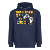 Navy Game over back to school Heavyweight Hoodie - CowGirlArtShop