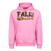 Fuchsia Pink fall in love Urban Hoodie - BundleAndBundleShop