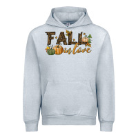 Heather Grey fall in love Urban Hoodie - BundleAndBundleShop