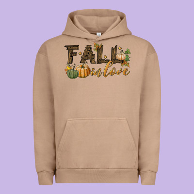 Fall In Love Urban Hoodie Designed By Bundleandbundleshop