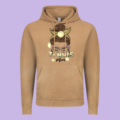 Tennis Mom Vintage Hoodie Designed By Maliassmallbusiness