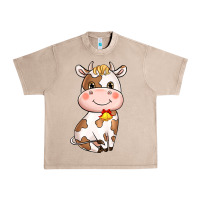 French Oak cartoon cow Urban Heavy Tee - NancyCooperArtShop