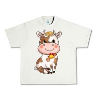 Pistachio cartoon cow Urban Heavy Tee - NancyCooperArtShop