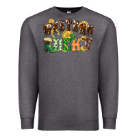 Charcoal Heather Western lucky St. Patrick's Day Premium Sweatshirt - CowGirlArtShop