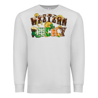 Dove Grey Western lucky St. Patrick's Day Premium Sweatshirt - CowGirlArtShop