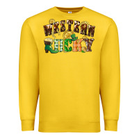 Lemon Western lucky St. Patrick's Day Premium Sweatshirt - CowGirlArtShop