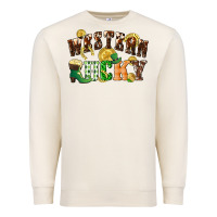 Sandshell Western lucky St. Patrick's Day Premium Sweatshirt - CowGirlArtShop