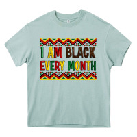 I Am Black Every Month Heavy Core Tee | Teevron
