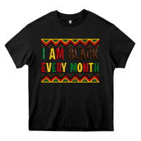 Black i am black every month Heavy Core Tee - Artiststas