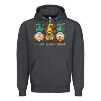 Smoke Thankful grateful blessed Zipper Hoodie - NancyCooperArtShop
