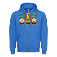 True Royal Thankful grateful blessed Zipper Hoodie - NancyCooperArtShop