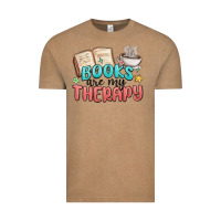 Vintage Coffee books are my therapy Vintage Tee - MaliasSmallBusiness