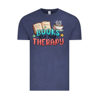Vintage Denim books are my therapy Vintage Tee - MaliasSmallBusiness