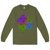 Army Green halloween leopard patch 2 Long Sleeve Tee - BundleAndBundleShop
