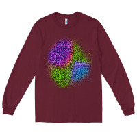 Burgundy halloween leopard patch 2 Long Sleeve Tee - BundleAndBundleShop