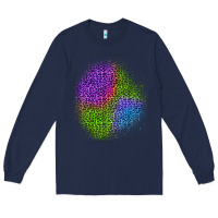 Navy halloween leopard patch 2 Long Sleeve Tee - BundleAndBundleShop