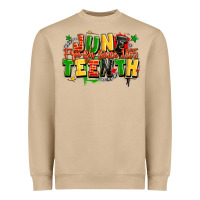 Mushroom juneteenth free ish since 1865 Heavyweight Sweatshirt - LillyAllenDesigns