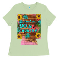Matcha raised 90's country guitar cactus sunflower's 12 oz can cooler (regula Ladies Tee - Artiststas