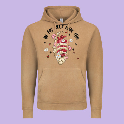 In My Self Love Era Vintage Hoodie Designed By Maliassmallbusiness