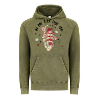 Vintage Olive in my self love era Vintage Hoodie - MaliasSmallBusiness