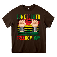 Chocolate Brown juneteenth freedom day Heavy Core Tee - Artiststas