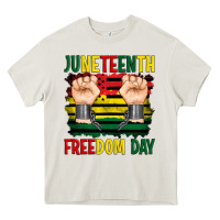 Cream juneteenth freedom day Heavy Core Tee - Artiststas