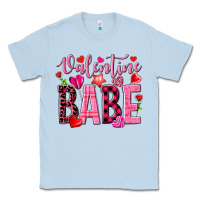 Dusty Blue valentine babe Classic Tee - NancyCooperArtShop