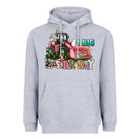 Heather Grey I dig Easter Day Heavyweight Hoodie - HowdyJamesFarm