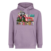 Lavender I dig Easter Day Heavyweight Hoodie - HowdyJamesFarm