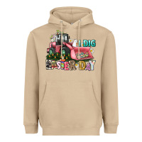 Mushroom I dig Easter Day Heavyweight Hoodie - HowdyJamesFarm