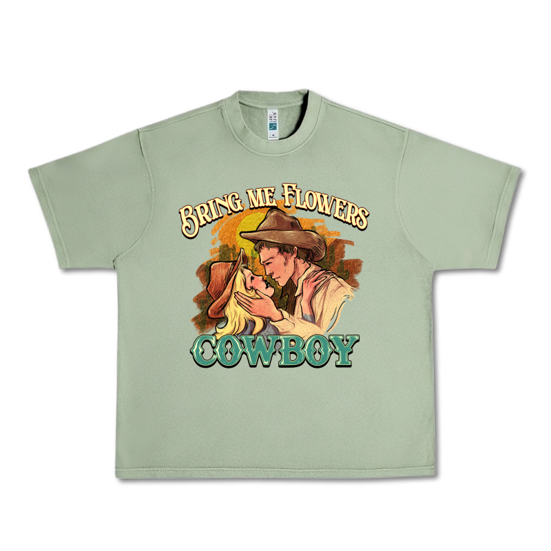 Bring Me Flowers Cowboy Urban Heavy Tee by NancyCooperArtShop | Teevron