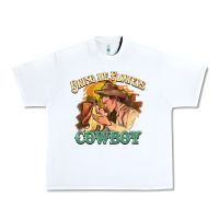 White bring me flowers cowboy Urban Heavy Tee - NancyCooperArtShop