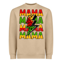 Mushroom mama lightning bolt juneteenth Heavyweight Sweatshirt - LillyAllenDesigns