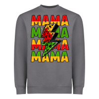 Storm mama lightning bolt juneteenth Heavyweight Sweatshirt - LillyAllenDesigns