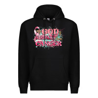 Black my god is stronger than cancer Premium Hoodie - CowGirlArtShop