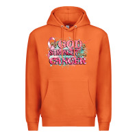 Carrot my god is stronger than cancer Premium Hoodie - CowGirlArtShop