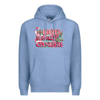Colony Blue my god is stronger than cancer Premium Hoodie - CowGirlArtShop