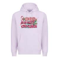 Lilac my god is stronger than cancer Premium Hoodie - CowGirlArtShop