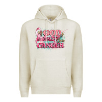 Oatmeal Heather my god is stronger than cancer Premium Hoodie - CowGirlArtShop