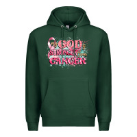 Sports Green my god is stronger than cancer Premium Hoodie - CowGirlArtShop
