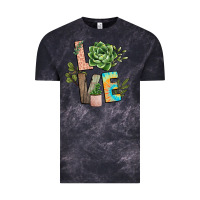 Cloud Black plant love Vintage Tee - NancyCooperArtShop