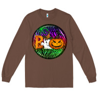 Chestnut halloween round earrings 3 Long Sleeve Tee - BundleAndBundleShop