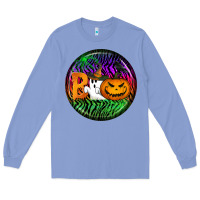 Halloween Round Earrings 3 Long Sleeve Tee | Teevron