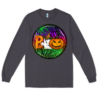Smoke halloween round earrings 3 Long Sleeve Tee - BundleAndBundleShop